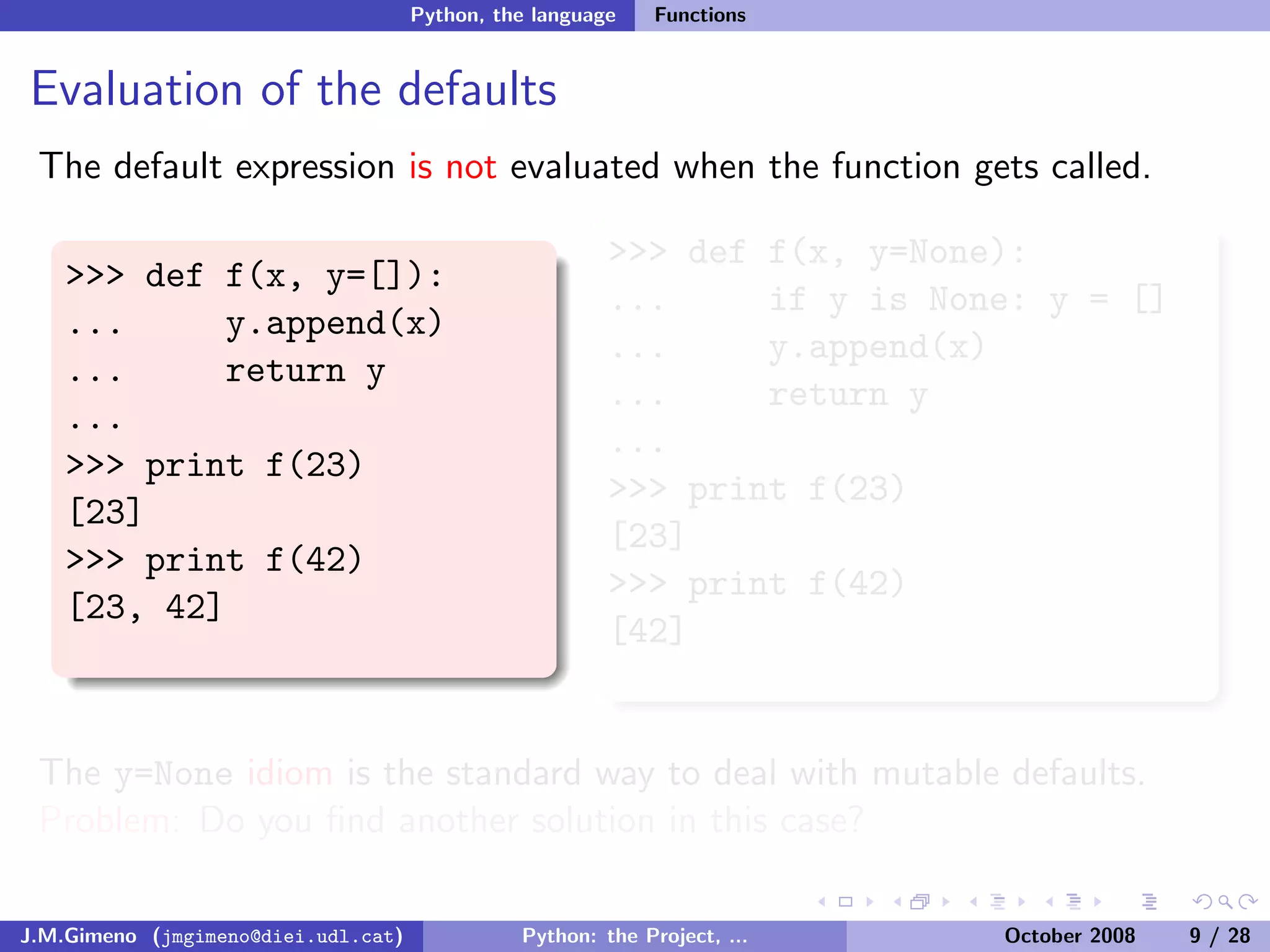 Python: the Project, the Language and the Style