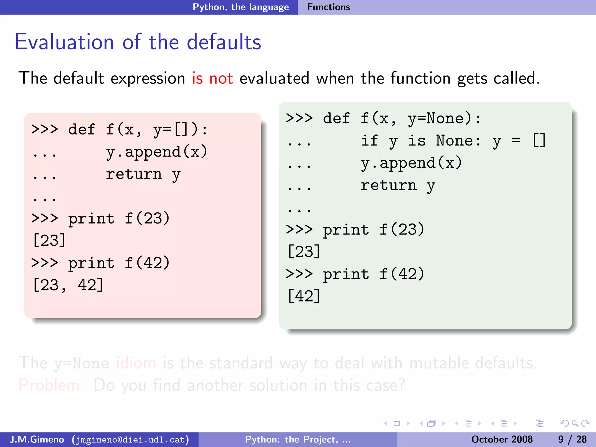 Python: the Project, the Language and the Style