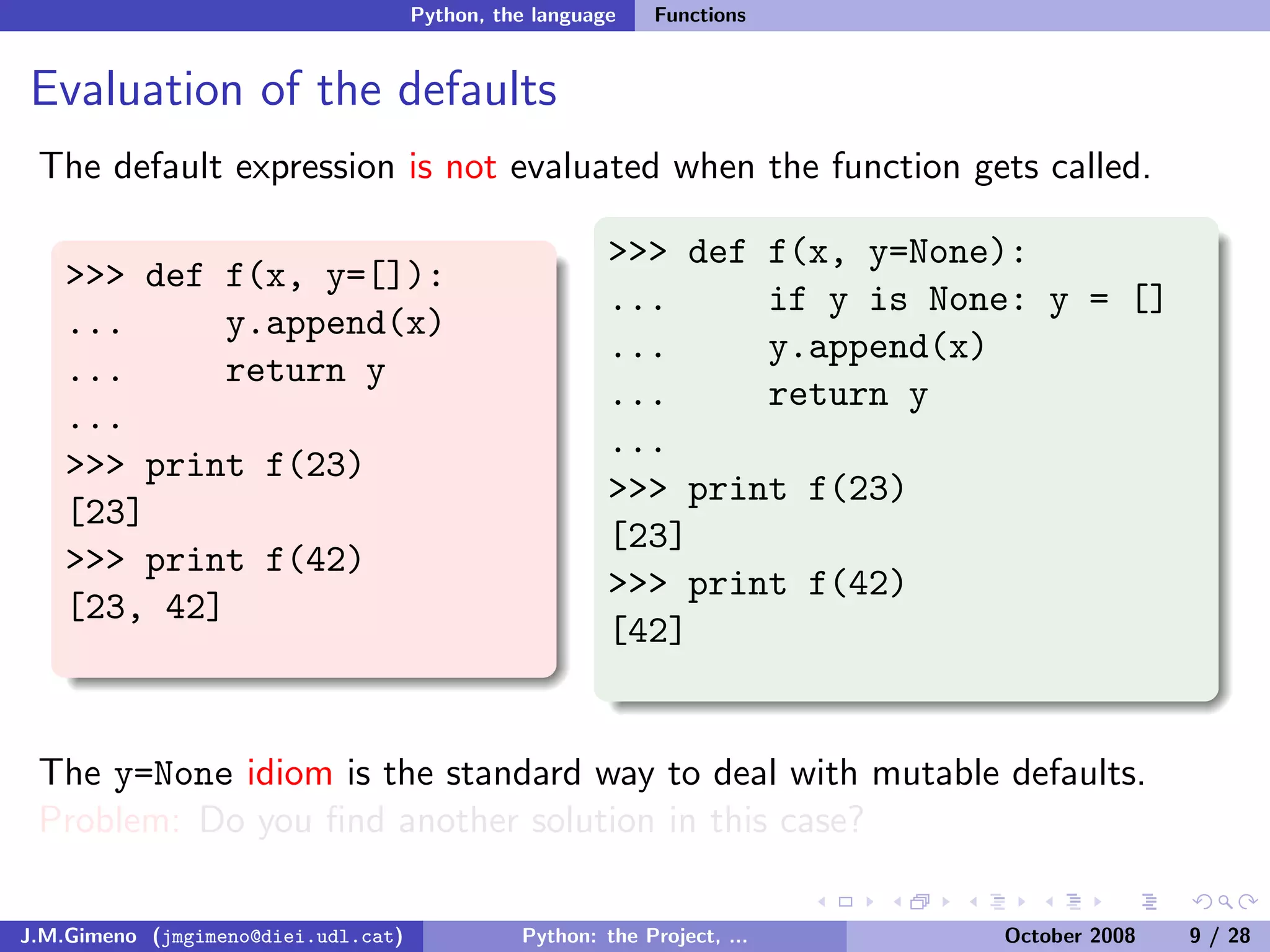 Python: the Project, the Language and the Style