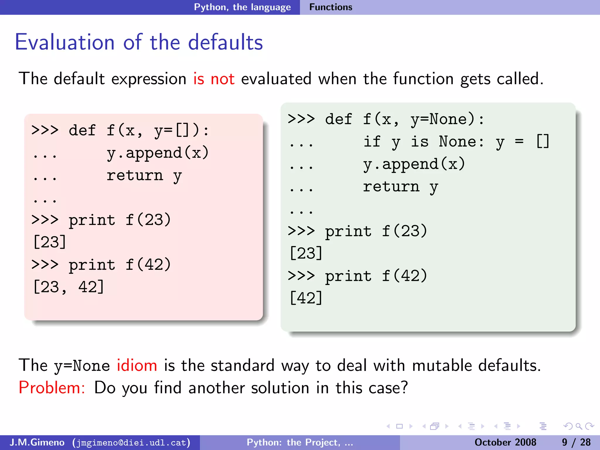 Python: the Project, the Language and the Style