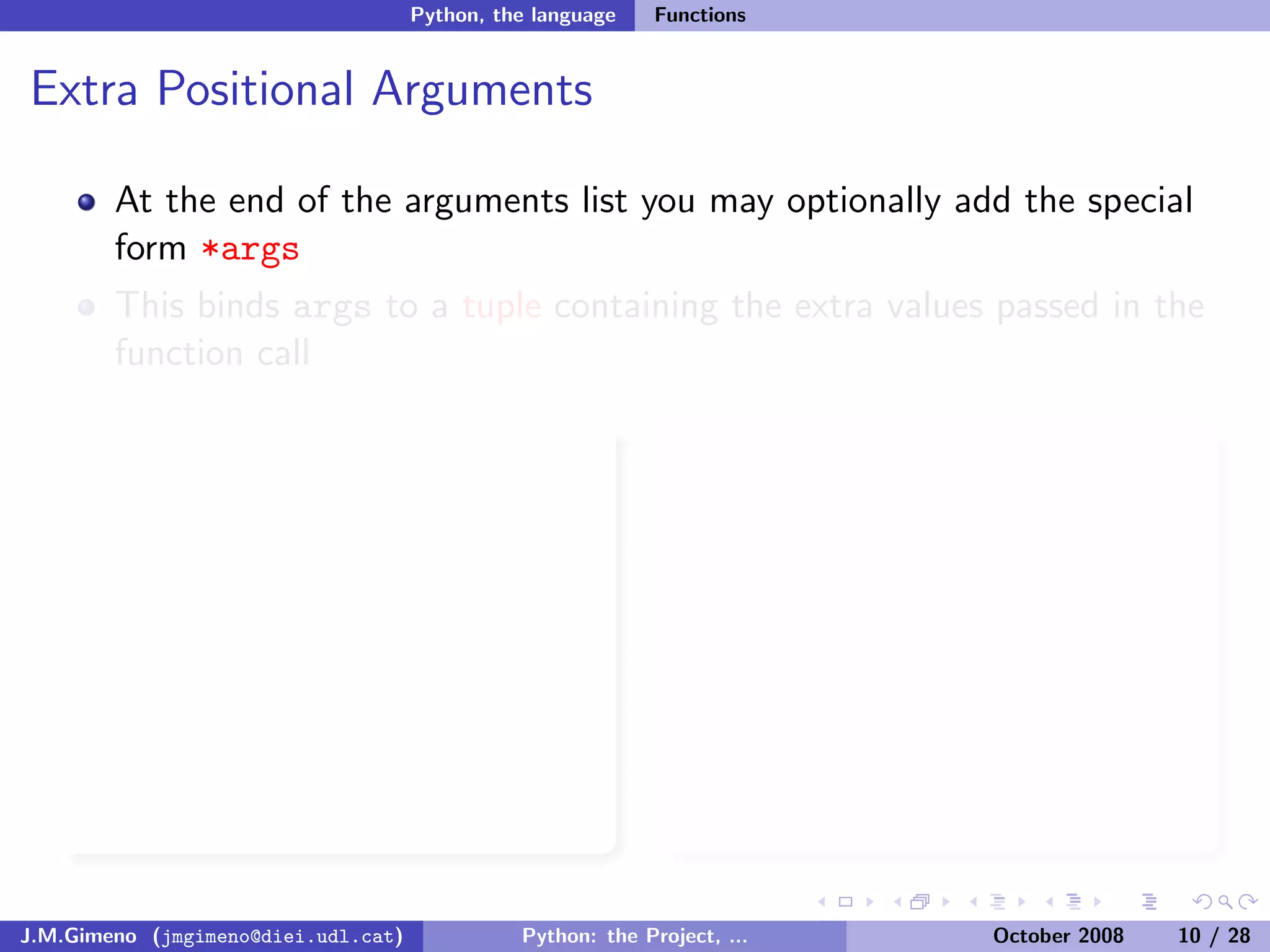 Python: the Project, the Language and the Style