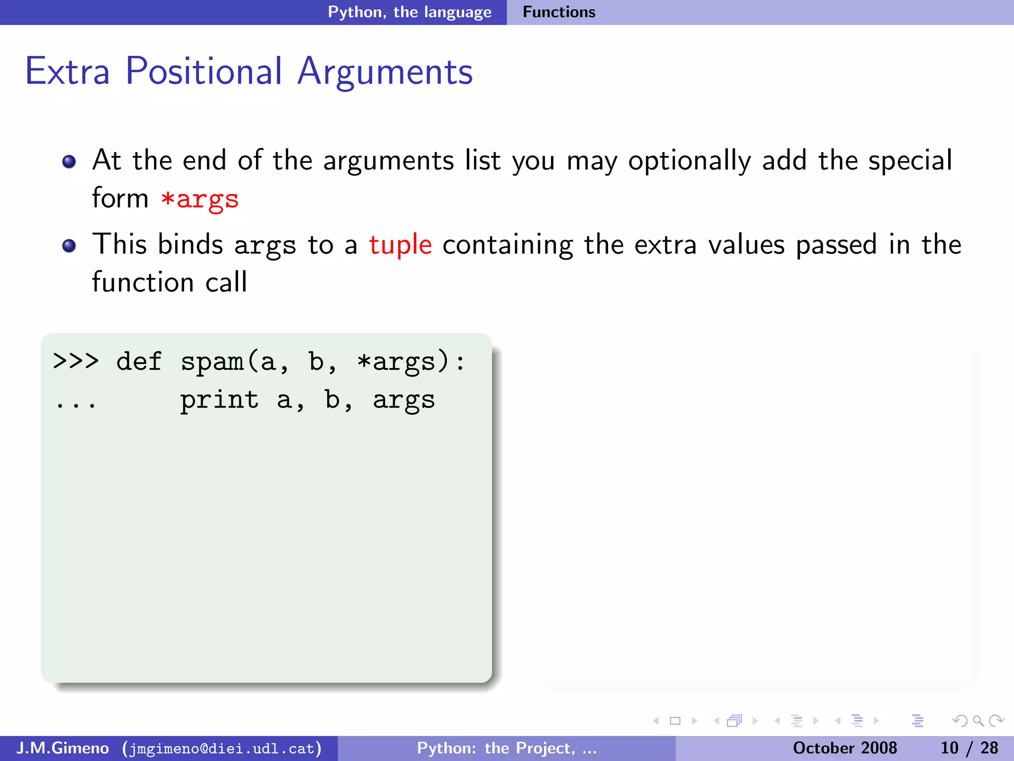 Python: the Project, the Language and the Style