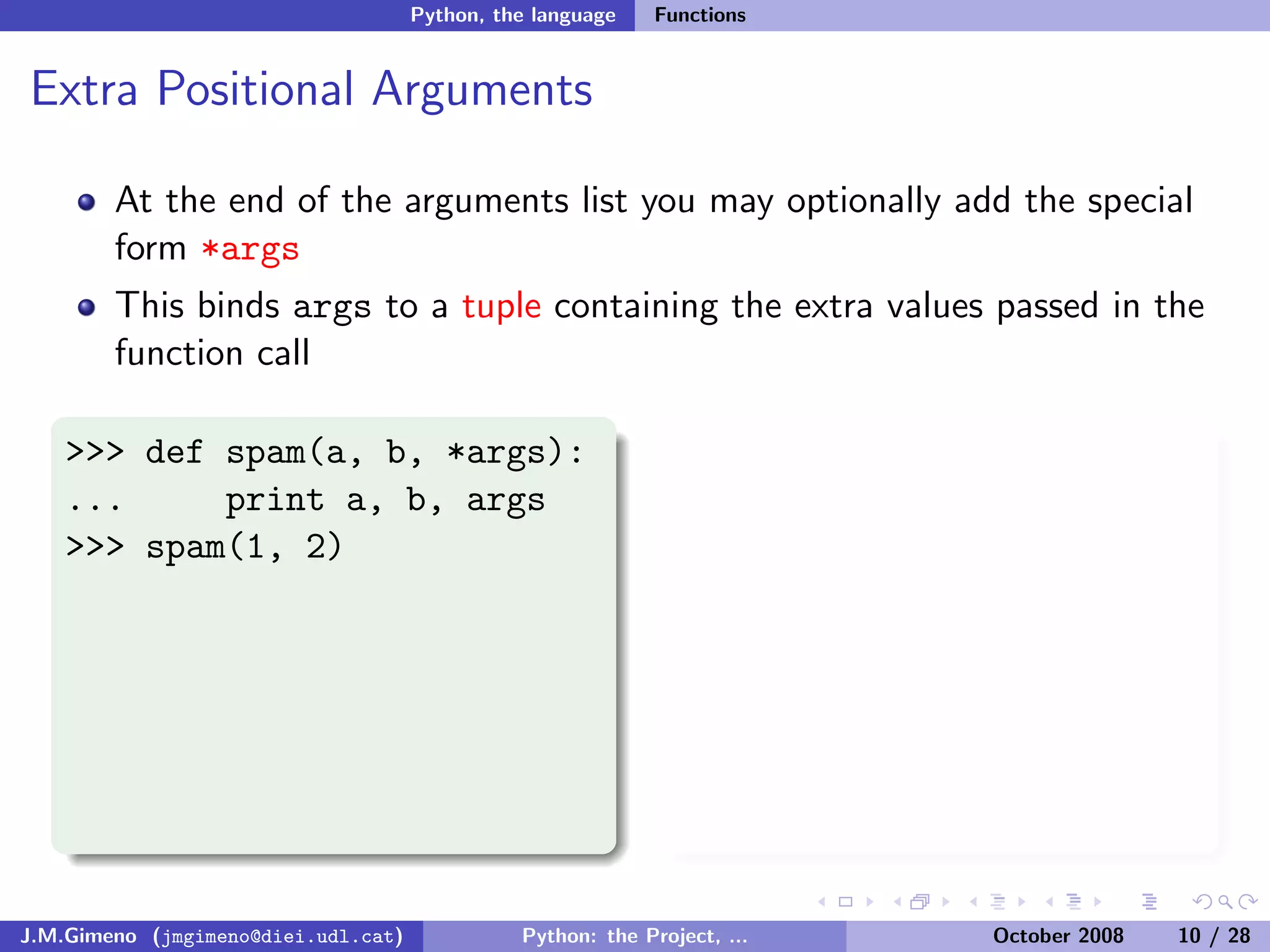 Python: the Project, the Language and the Style