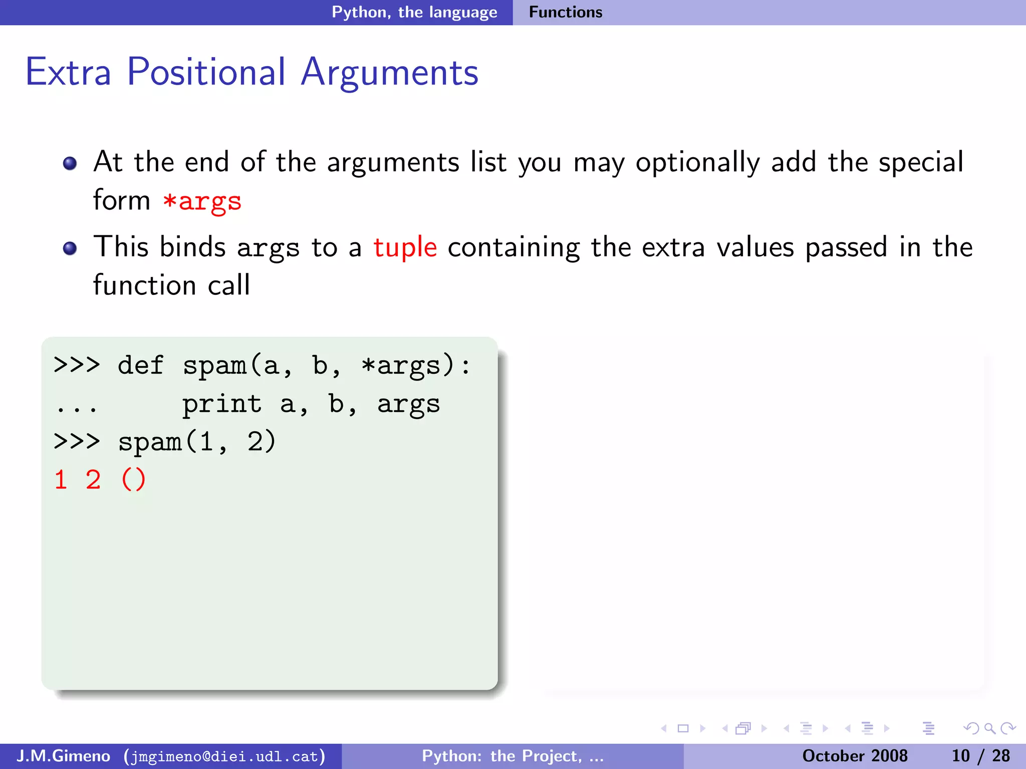 Python: the Project, the Language and the Style