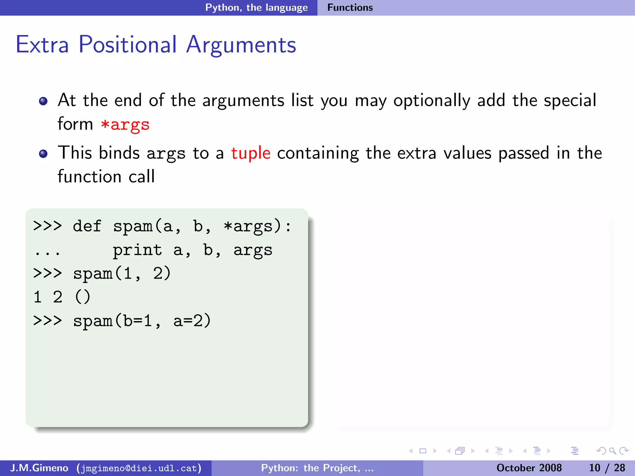 Python: the Project, the Language and the Style