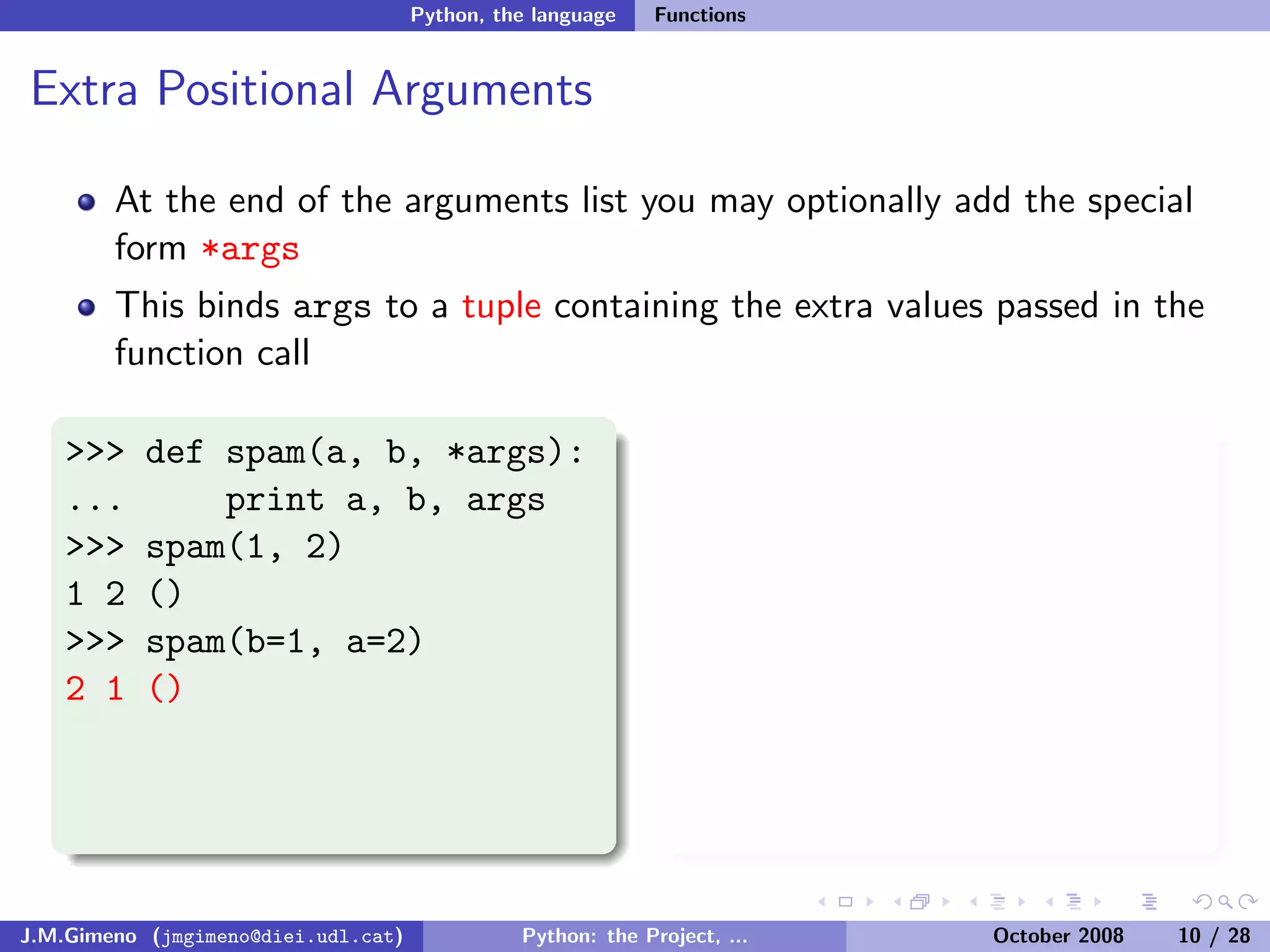 Python: the Project, the Language and the Style