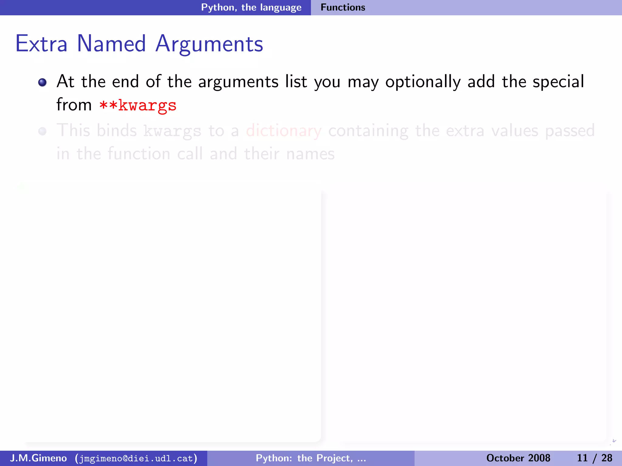 Python: the Project, the Language and the Style