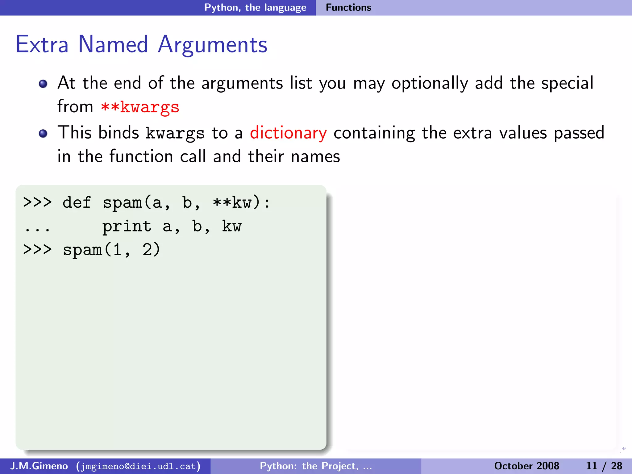 Python: the Project, the Language and the Style