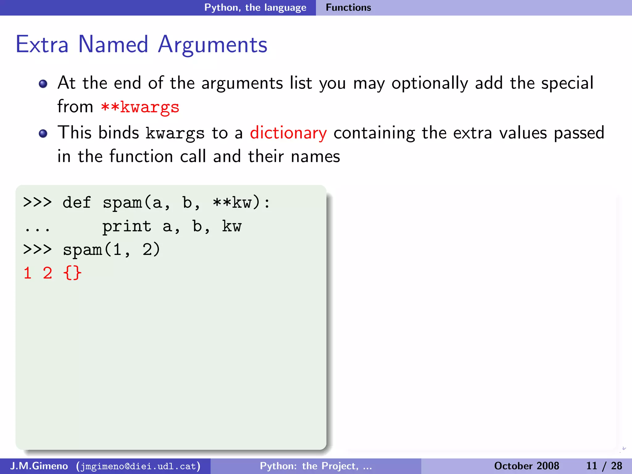 Python: the Project, the Language and the Style