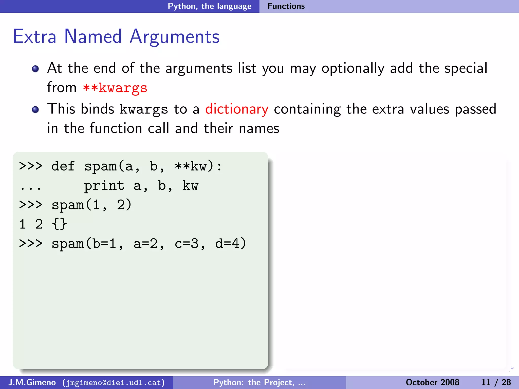 Python: the Project, the Language and the Style