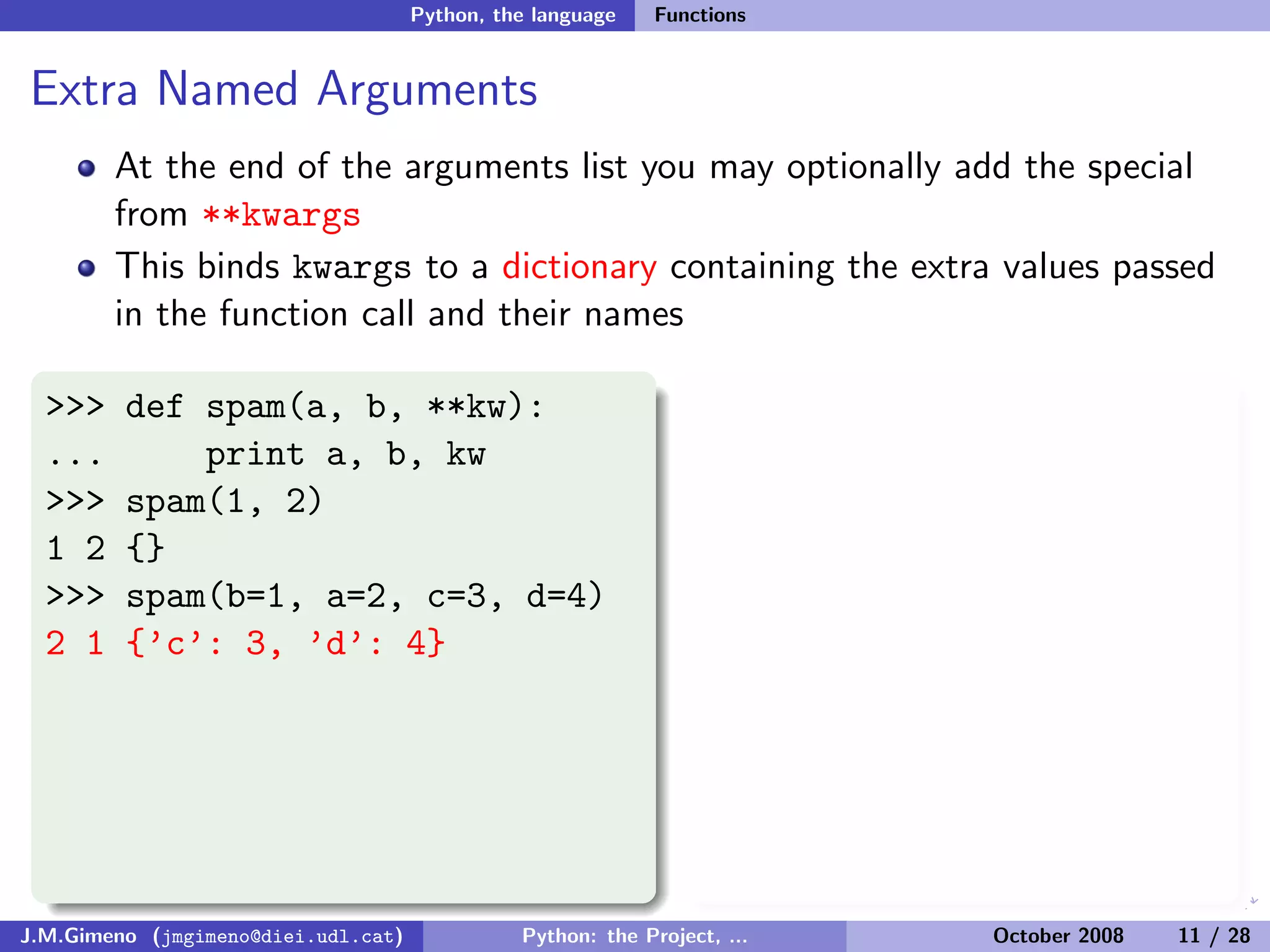 Python: the Project, the Language and the Style