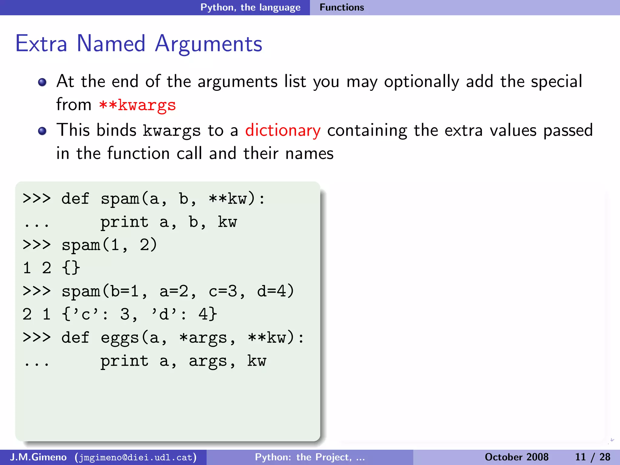 Python: the Project, the Language and the Style