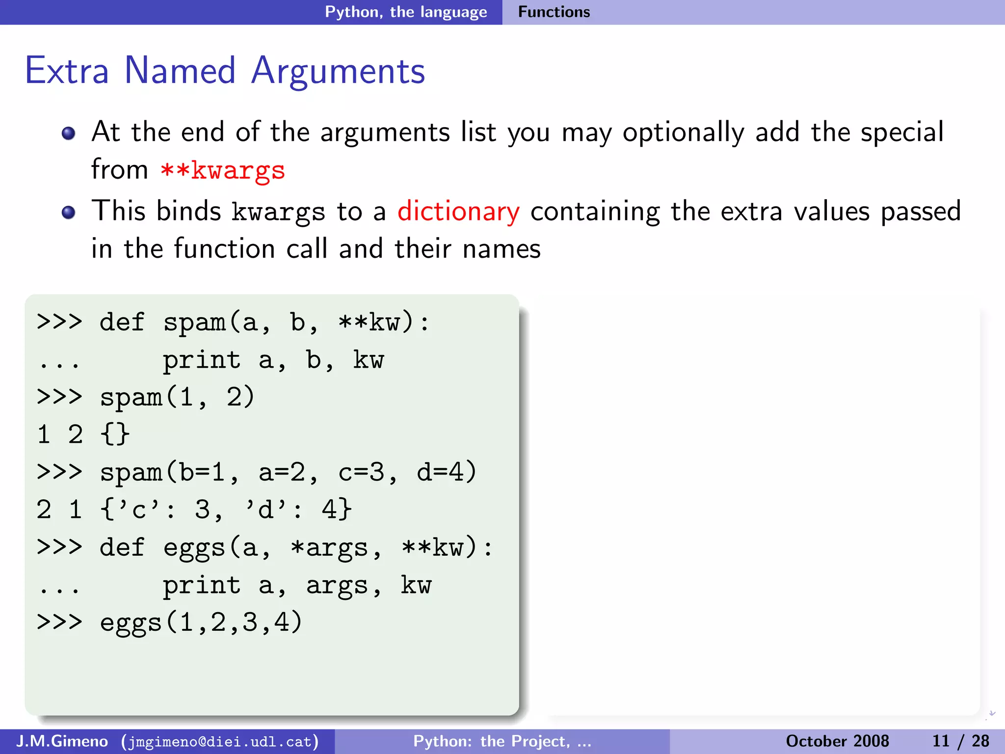 Python: the Project, the Language and the Style