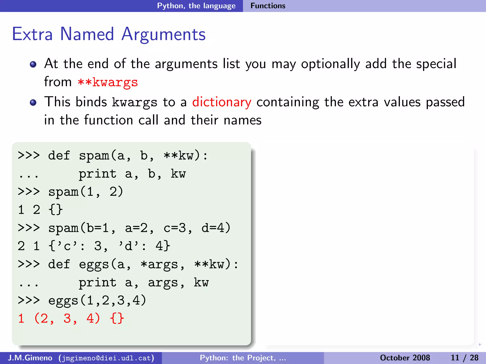 Python: the Project, the Language and the Style