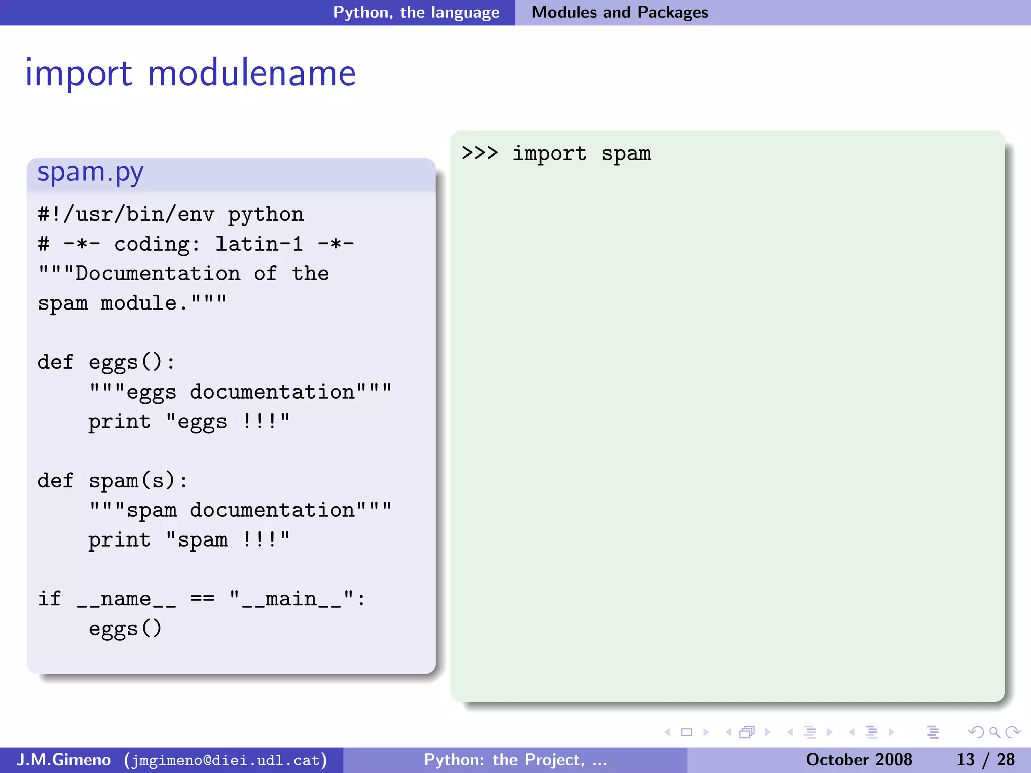 Python: the Project, the Language and the Style