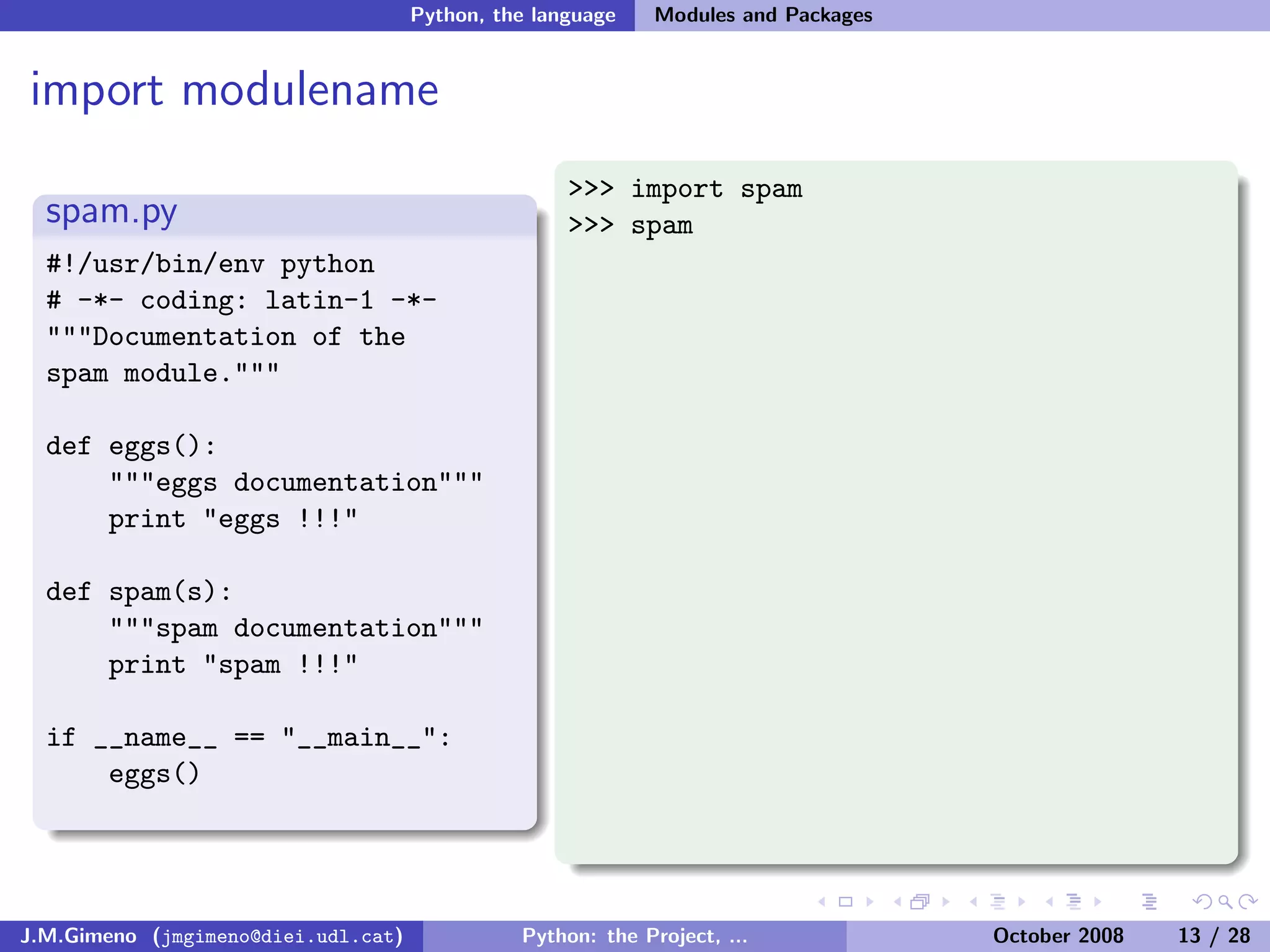Python: the Project, the Language and the Style