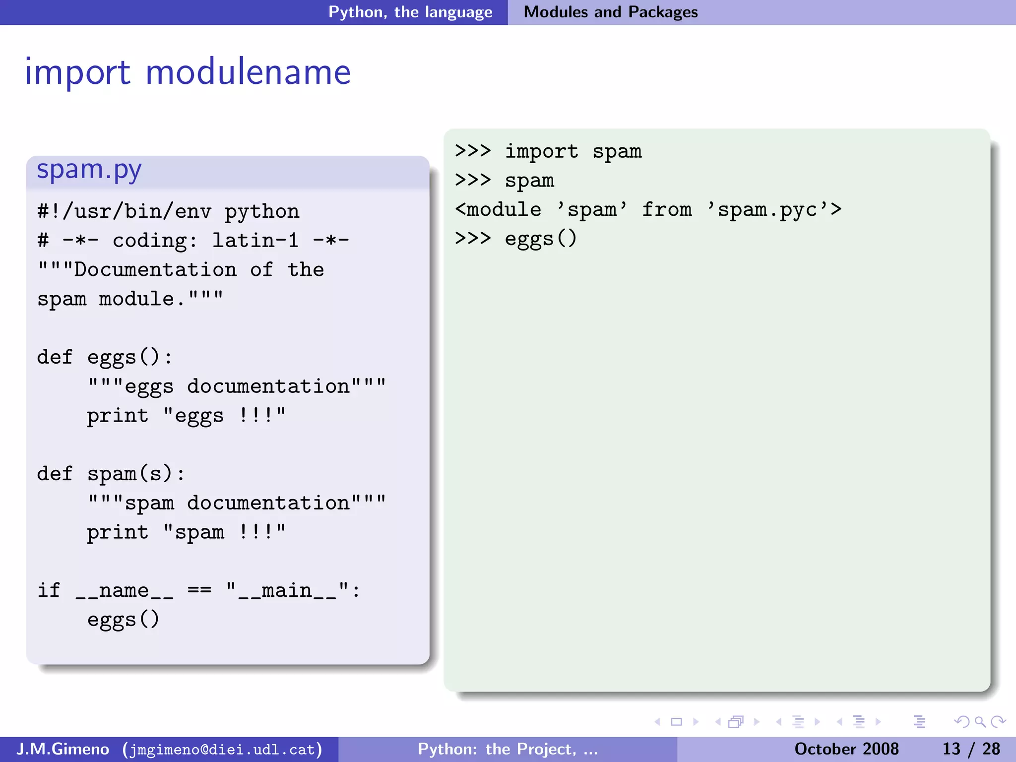 Python: the Project, the Language and the Style