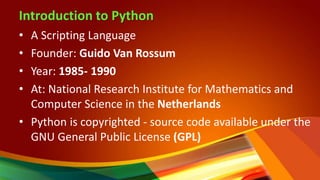 Python 1 | PPT