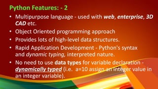 Python 1 | PPT