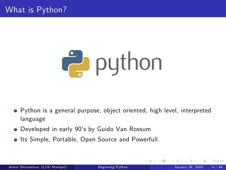 Beginning Python