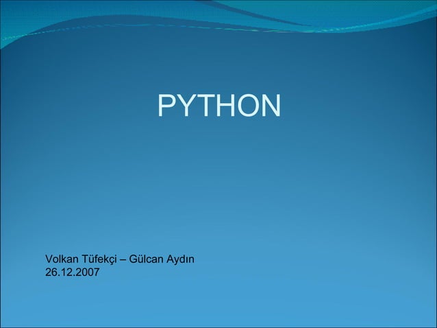 Python | PPT