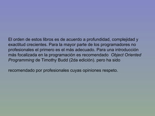 PYTHON ORIENTADO A OBJETOS | PPT