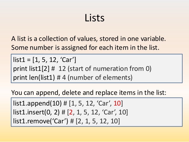 Intro to Python