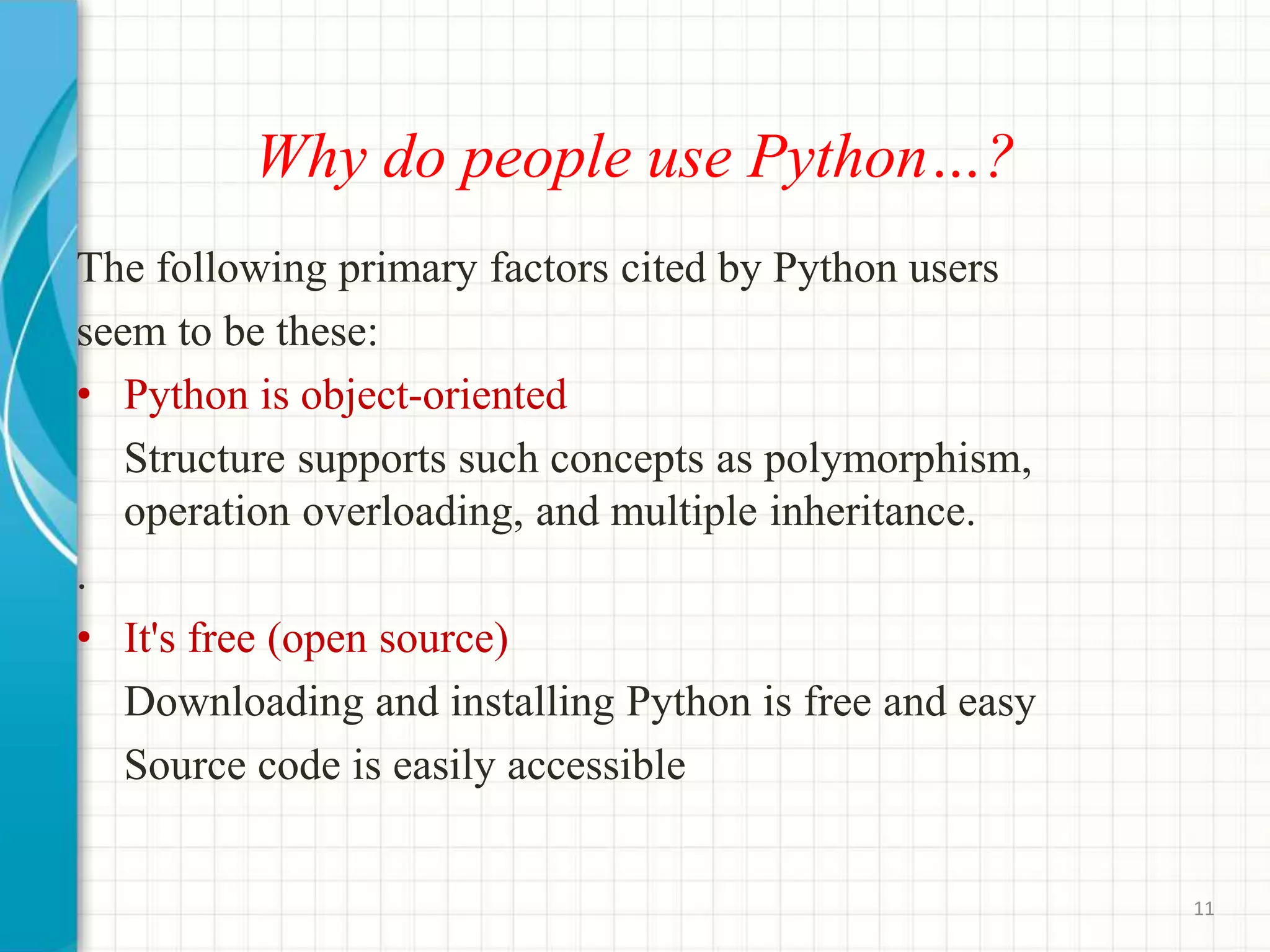 Python Seminar PPT | PPT