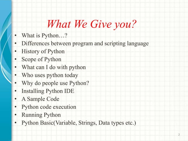Python | PPT