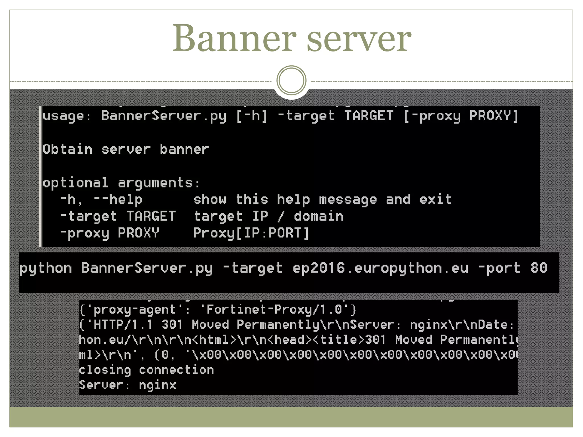 Banner server
 