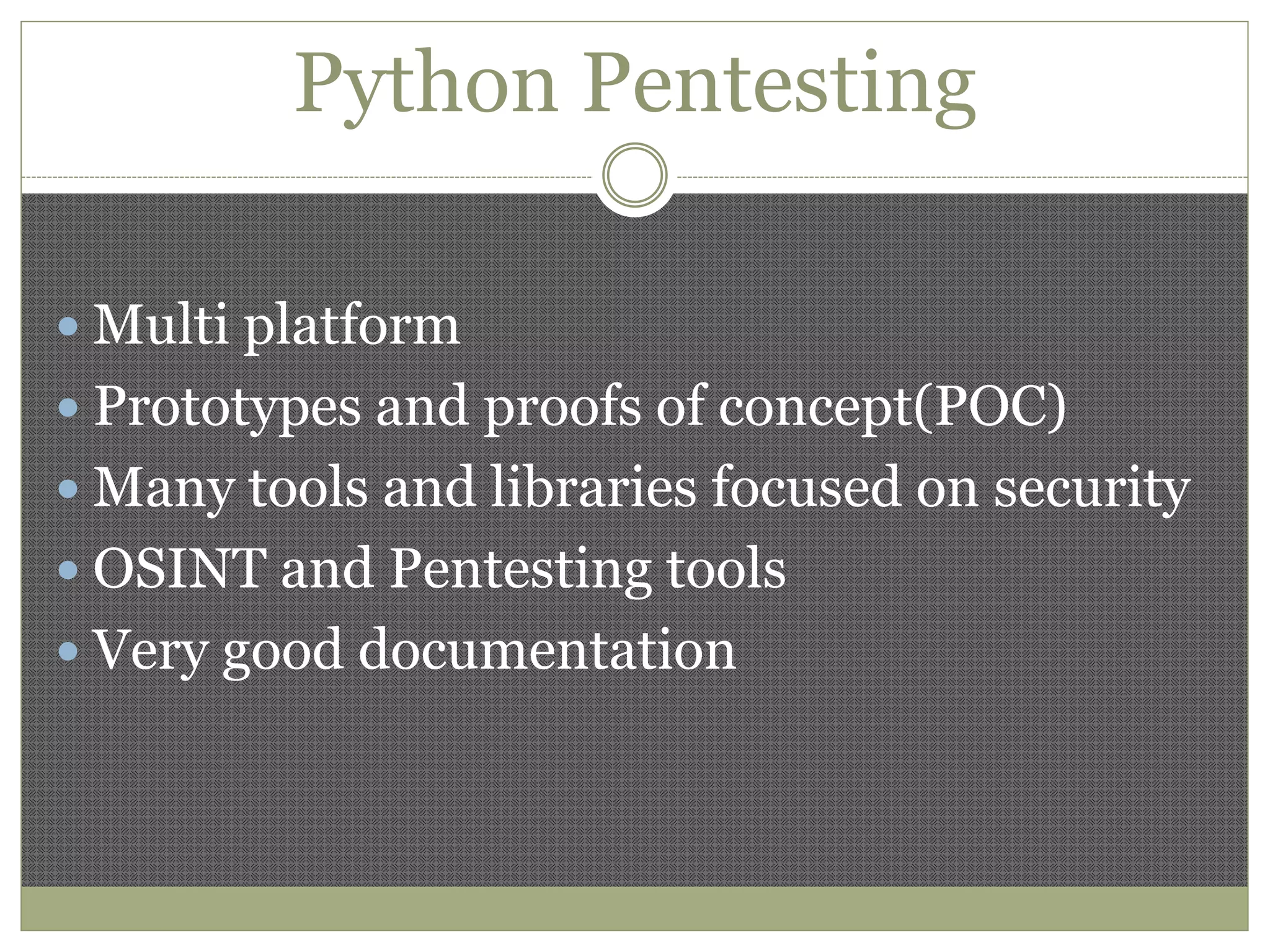 Ethical hacking with Python tools | PDF