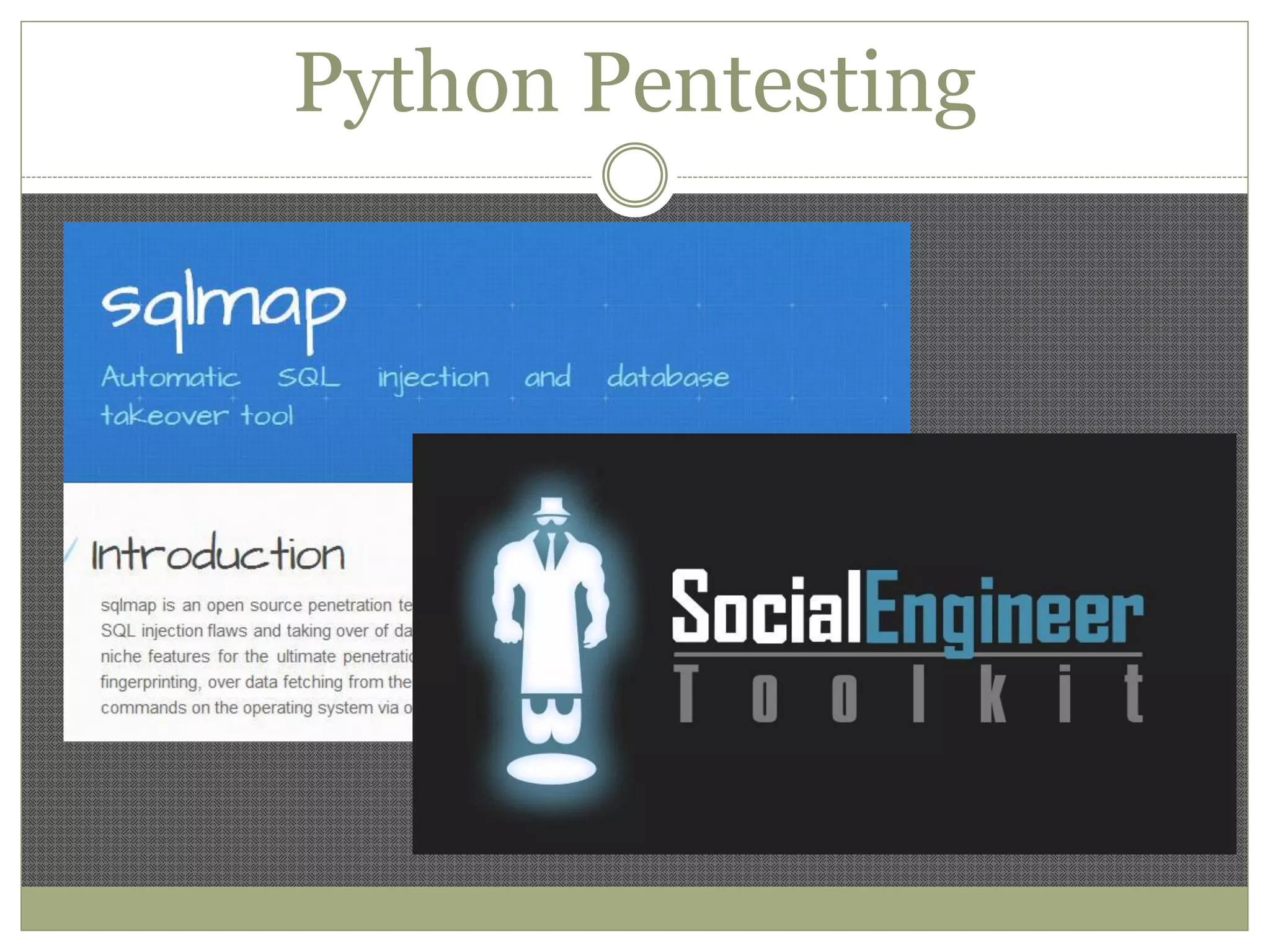 Python Pentesting
 
