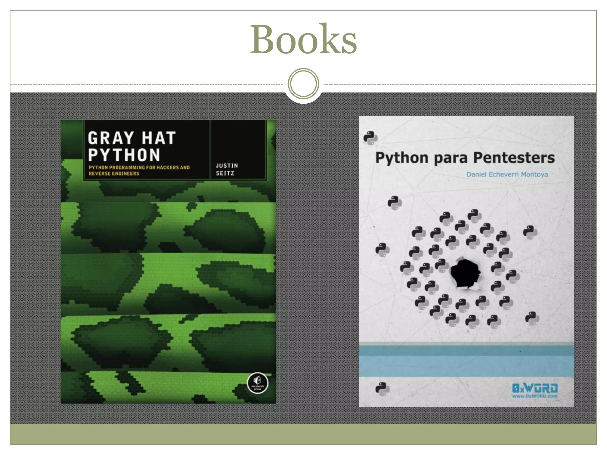 Books
 