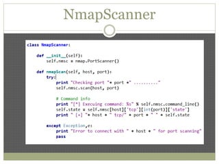 NmapScanner
 