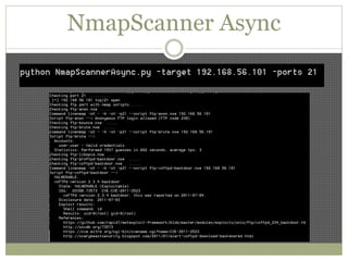 NmapScanner Async
 