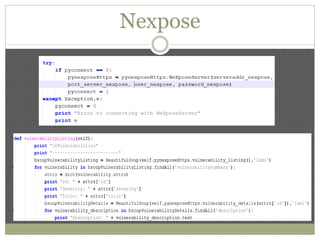 Nexpose
 