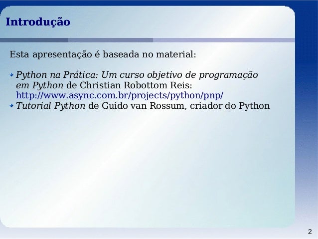 Curso de python