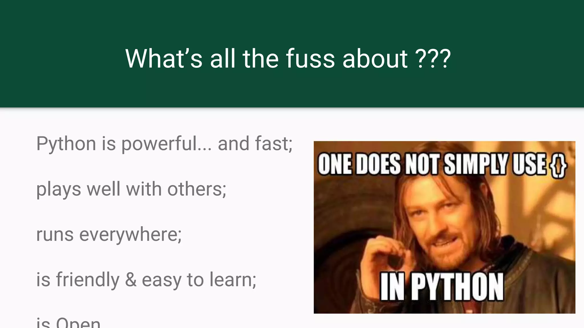 Python PPT Python ppt