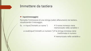 Python - Primi passi | PDF