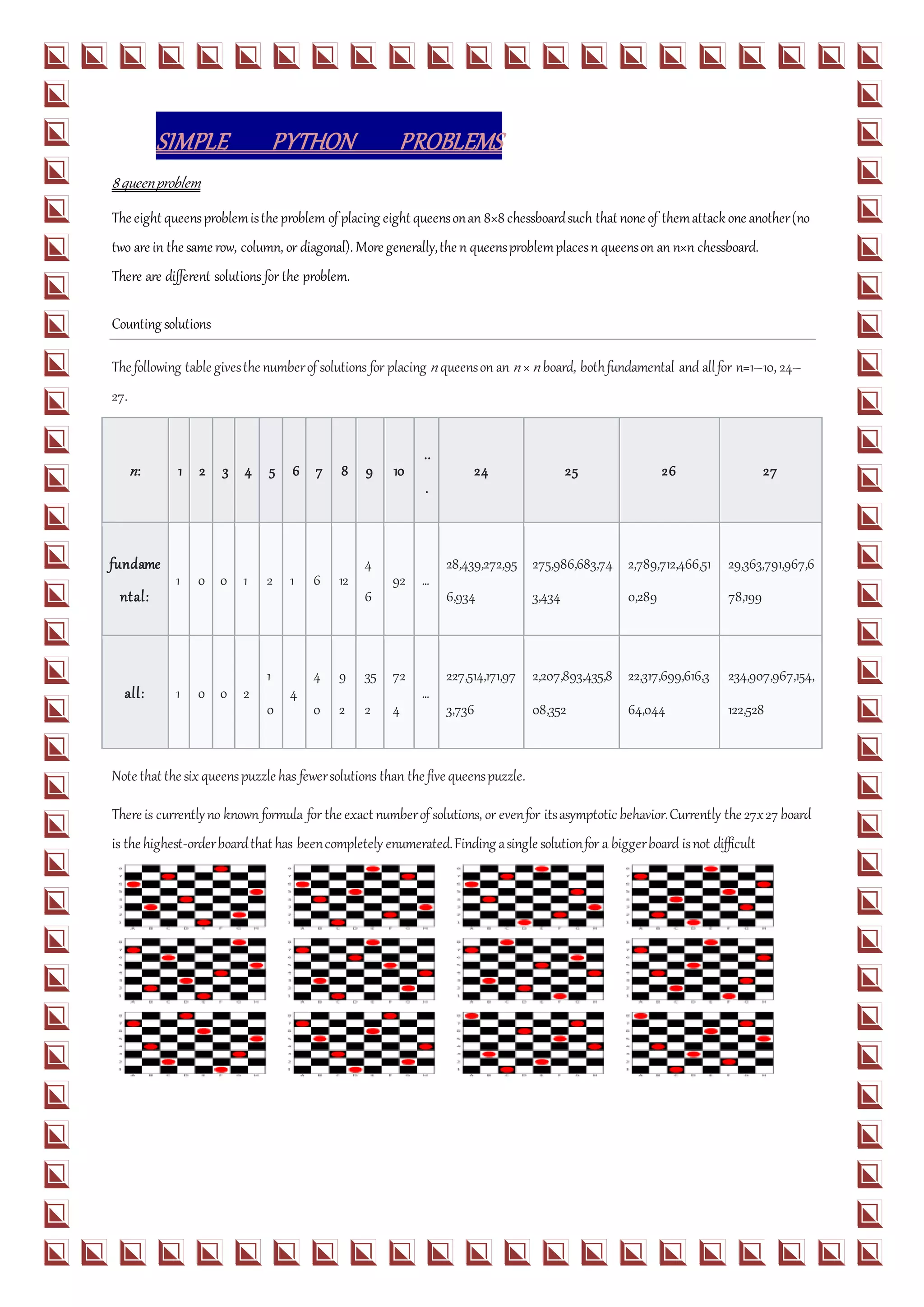 Python simple problems | PDF