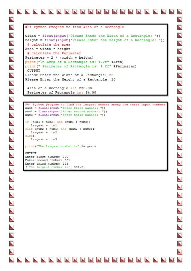 Python simple problems | PDF