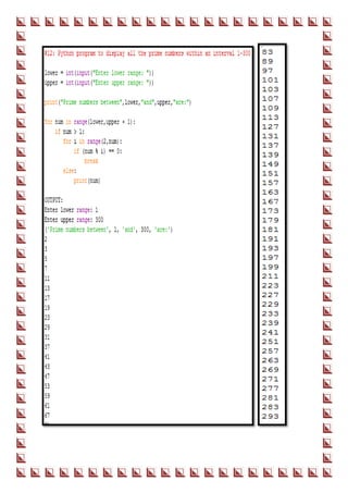 Python simple problems | PDF