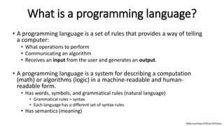 Beginning Python Programming | PPT