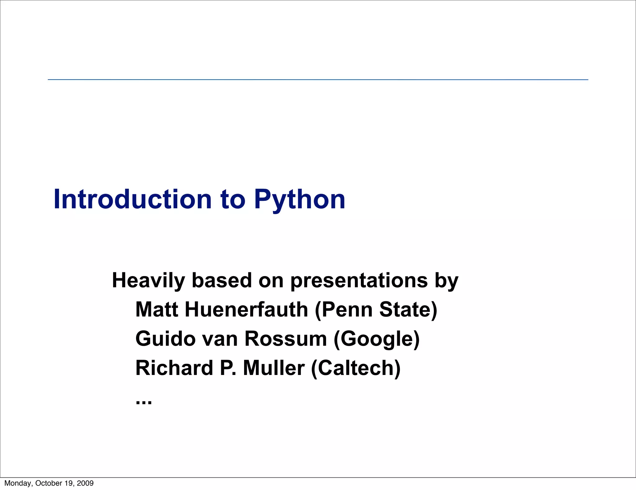 Python | PPT