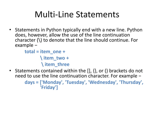 Python ppt | PPTX | Programming Languages | Computing