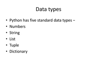 Python ppt | PPT