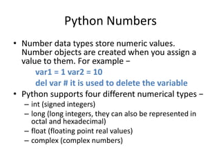 Python ppt | PPT
