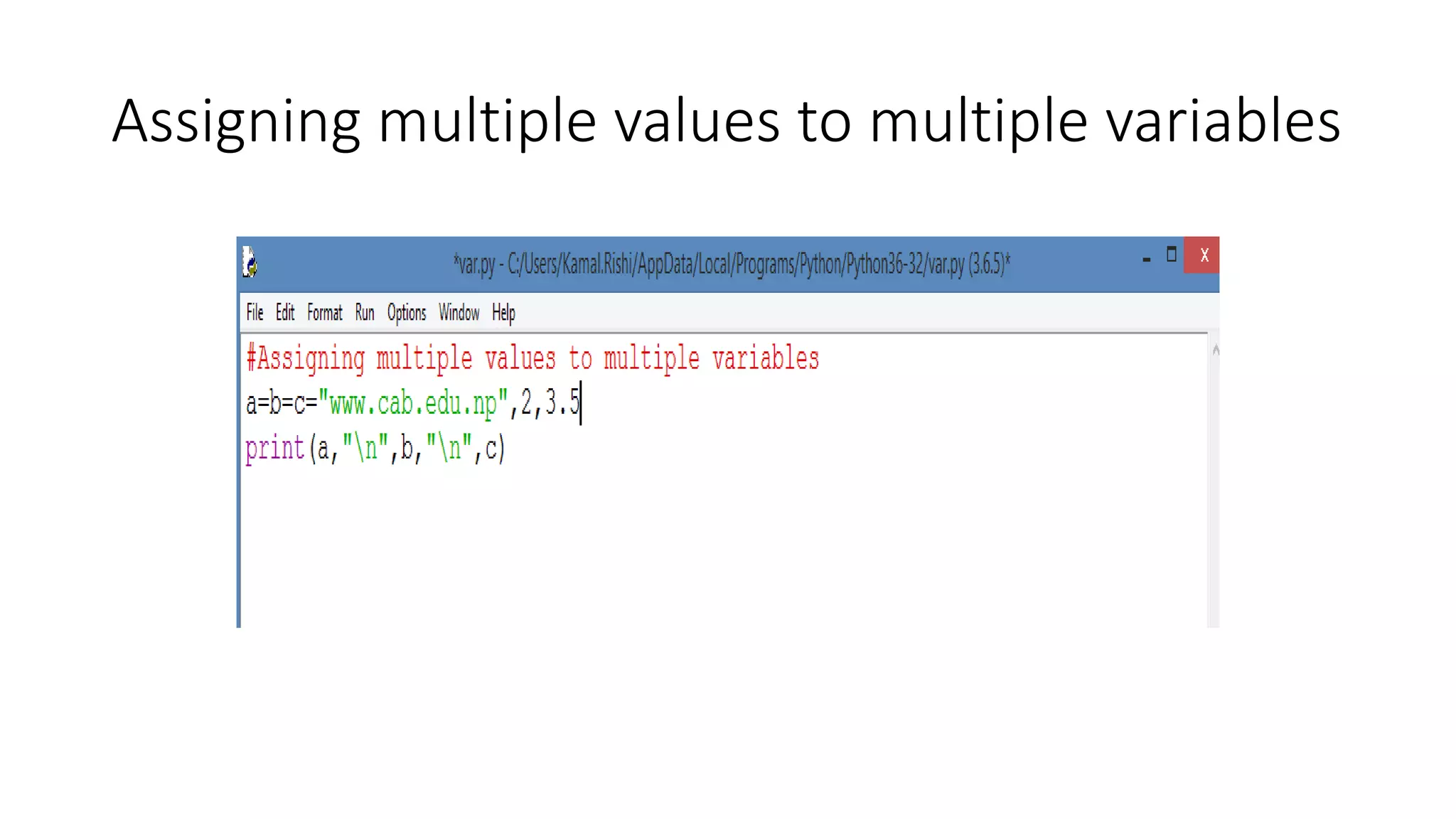 Fundamentals of Python Programming | PPT