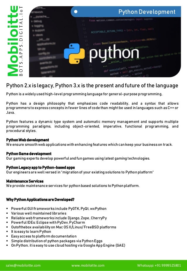Python development libraries mac