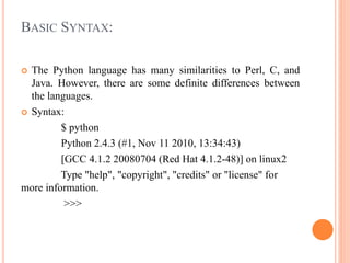 Python training | PPT